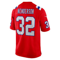 New England Patriots TreVeyon Henderson Red jersey – view 4