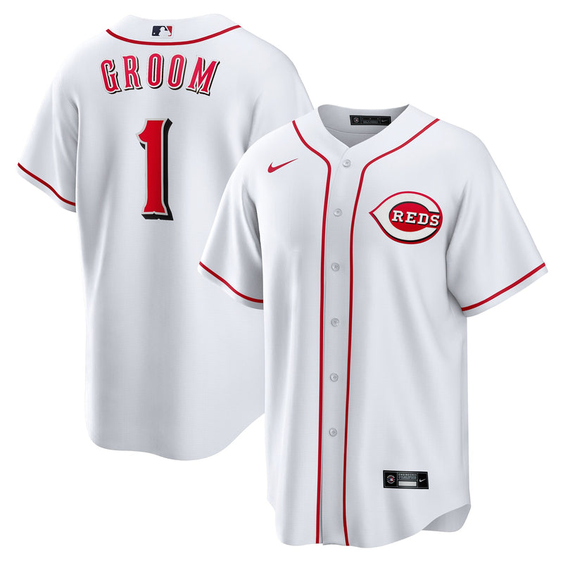 Cincinnati Reds White jersey – view 1