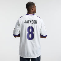 Baltimore Ravens Lamar Jackson White jersey – view 4