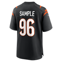Cincinnati Bengals Cam Sample Black jersey – view 3