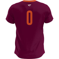 Virginia Tech Hokies Lightweight Maroon jersey – view 4