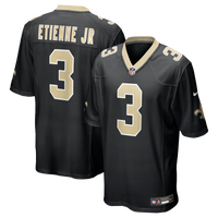 New Orleans Saints Travis Etienne Jr Black jersey – view 1