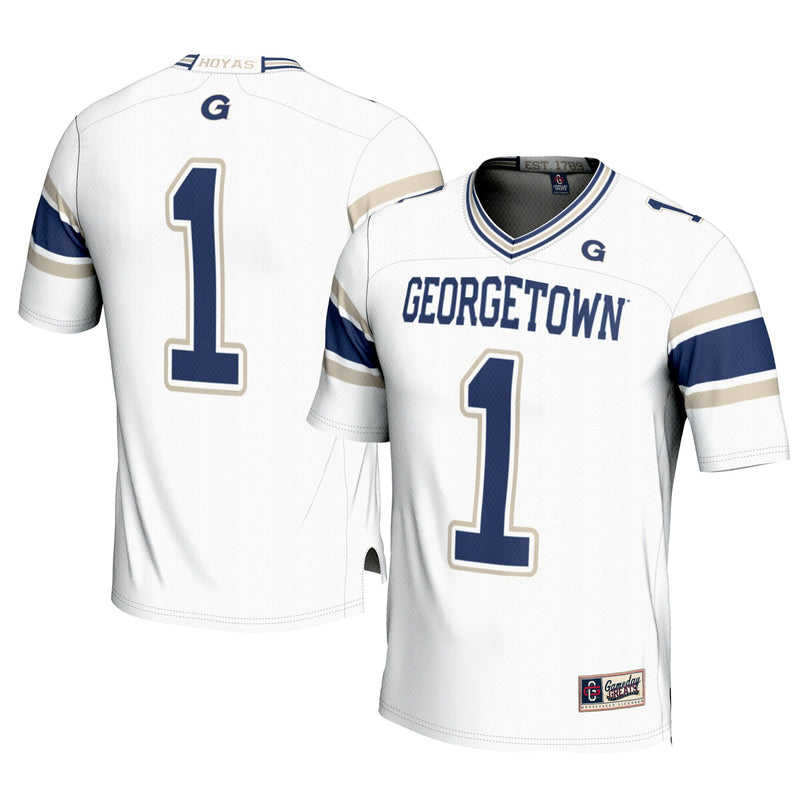 Georgetown Hoyas White jersey – view 1