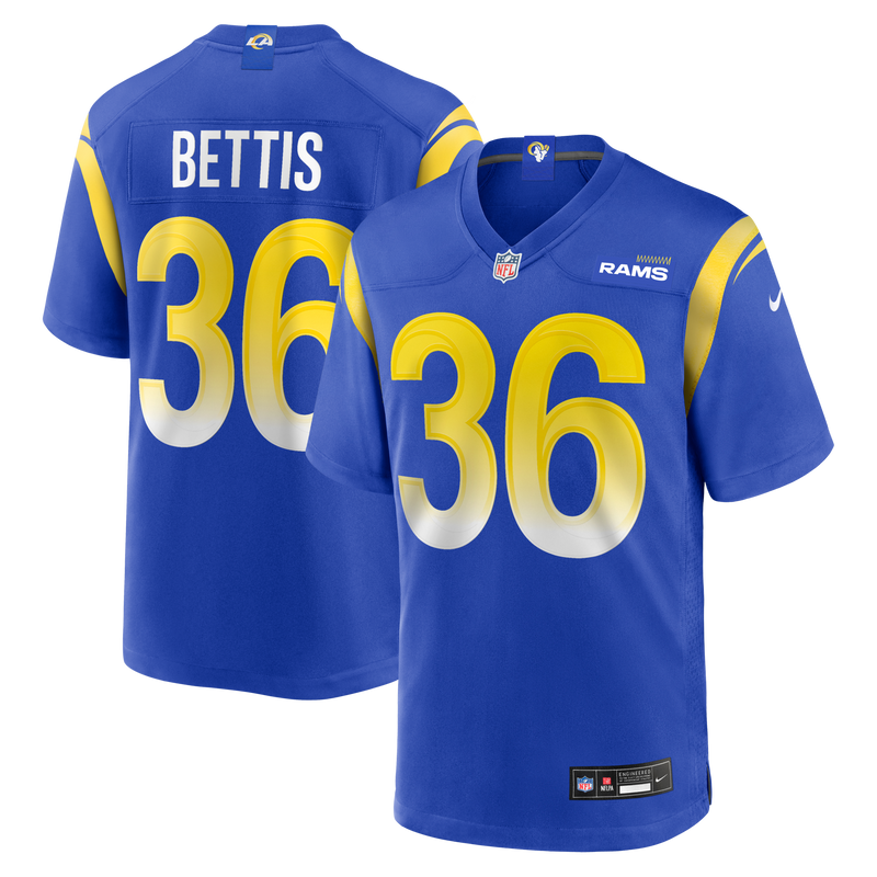 Los Angeles Rams Jerome Bettis Royal jersey – view 1