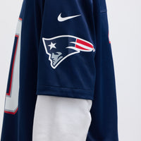 New England Patriots Drake Maye Navy jersey – view 11