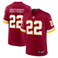 Washington Commanders Jacory Croskey-Merritt Burgundy jersey – view 2