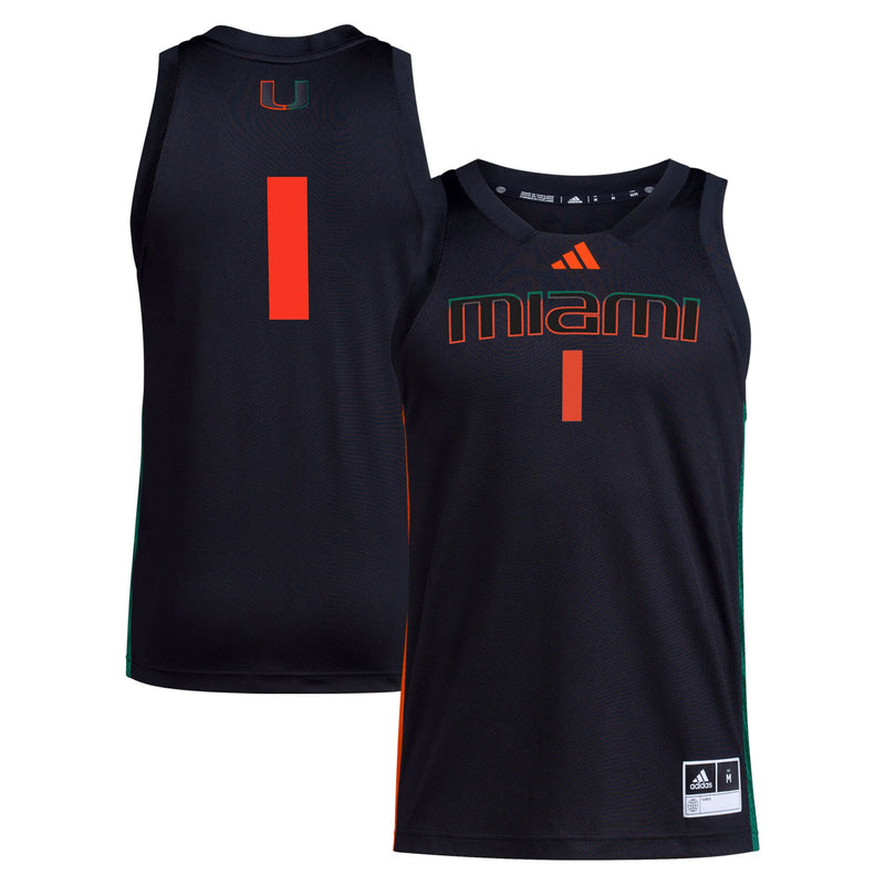 Miami Hurricanes Black jersey – view 1
