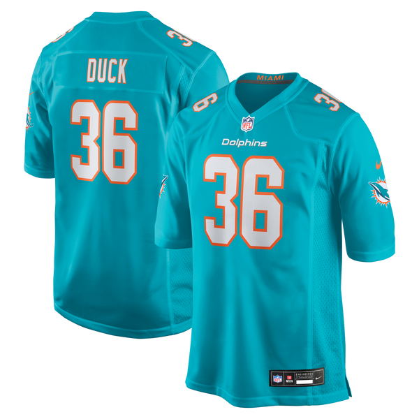 Miami Dolphins Storm Duck Nike Aqua Game Jersey