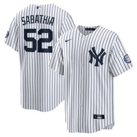 New York Yankees CC Sabathia White jersey – view 5