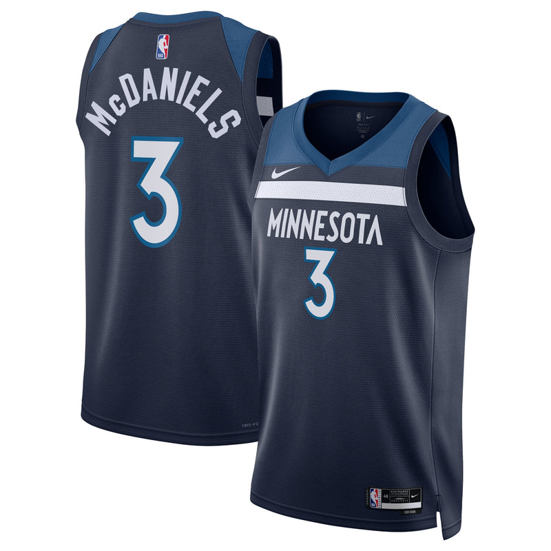 Minnesota Timberwolves Navy jersey – view 1