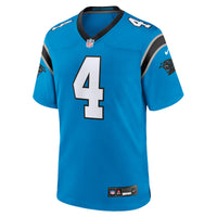 Carolina Panthers Tetairoa McMillan Blue jersey – view 3