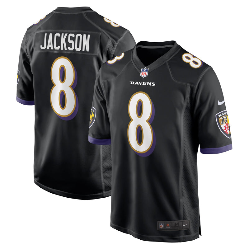 Baltimore Ravens Lamar Jackson Black jersey – view 1