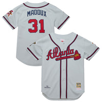 Atlanta Braves Greg Maddux Gray jersey – view 1