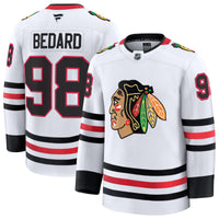 Chicago Blackhawks Connor Bedard White jersey – view 2
