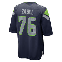 Seattle Seahawks Grey Zabel Navy jersey – view 4