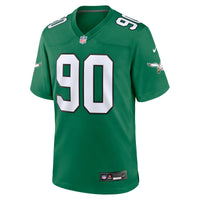 Philadelphia Eagles Jordan Davis Green jersey – view 3