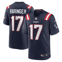 New England Patriots Bryce Baringer Navy jersey – view 2