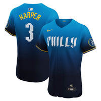 Philadelphia Phillies Bryce Harper Navy jersey – view 1