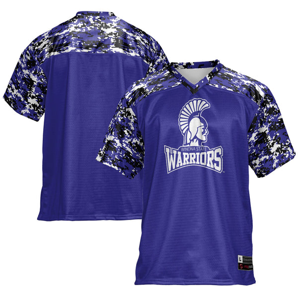 Winona State Warriors GameDay Greats Football Jersey - Purple