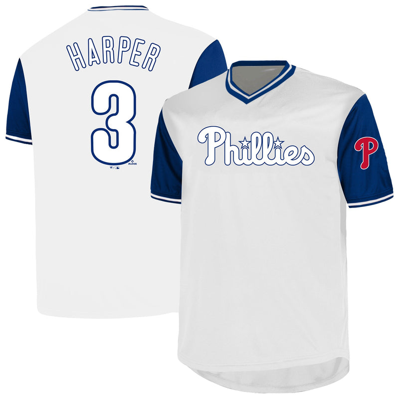 Philadelphia Phillies Bryce Harper White jersey – view 1
