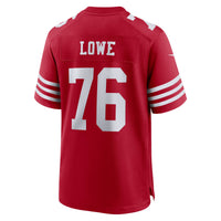 San Francisco 49ers Vederian Lowe Scarlet jersey – view 3
