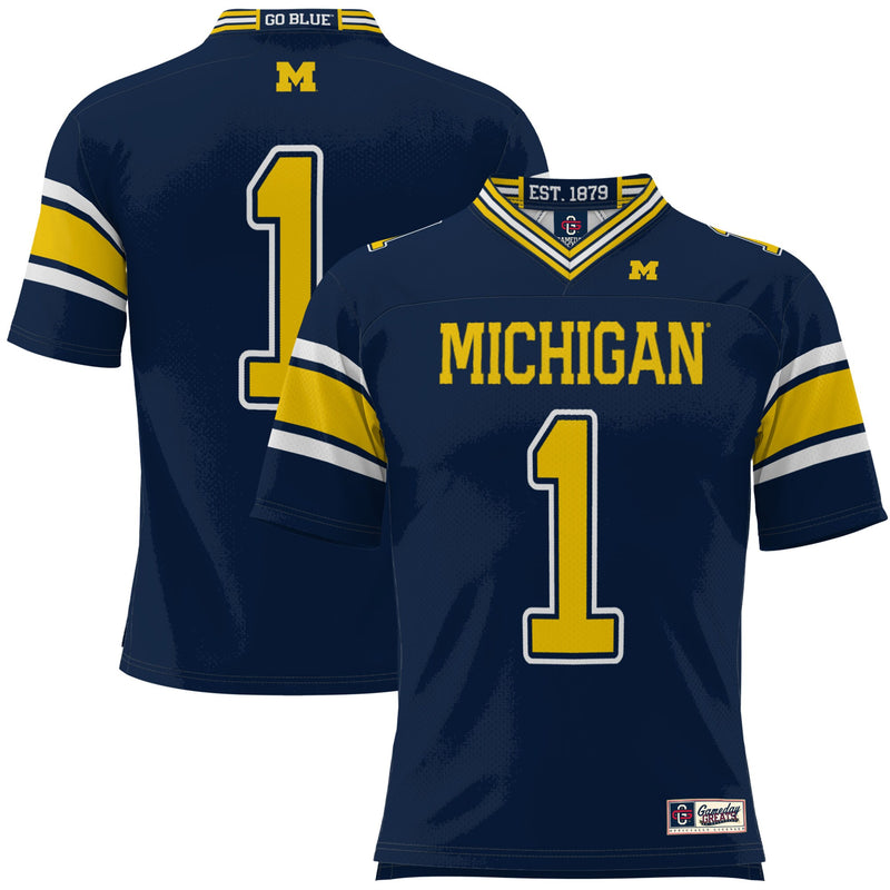 Michigan Wolverines Navy jersey – view 1