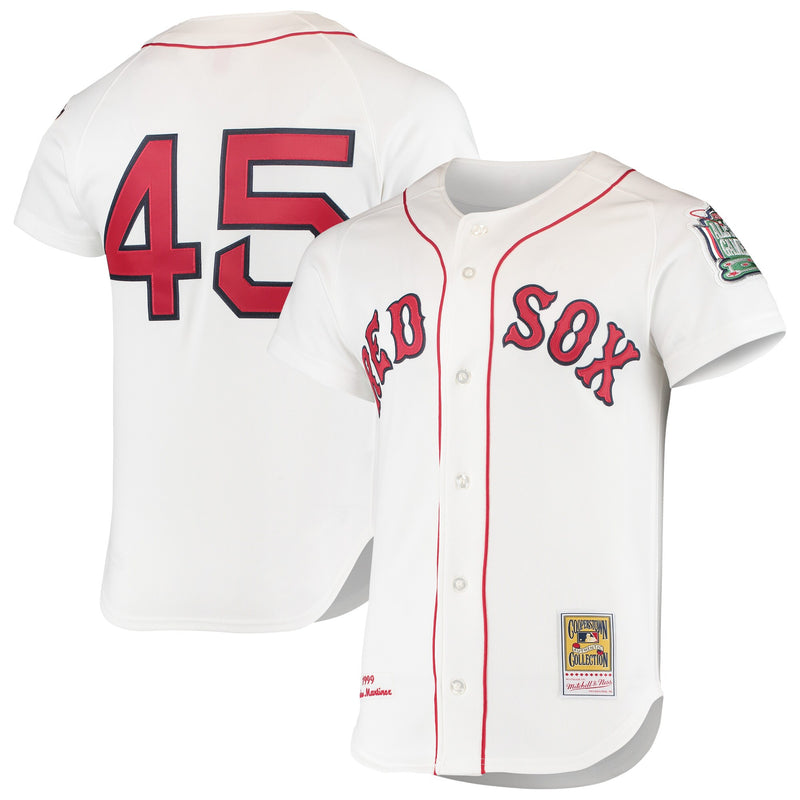 Boston Red Sox Pedro Martinez White jersey – view 1