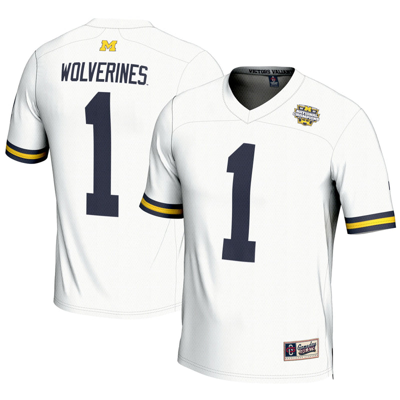 Michigan Wolverines White jersey – view 1