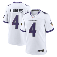 Baltimore Ravens Zay Flowers White jersey – view 1