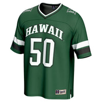 Hawaii Rainbow Warriors Lightweight Green jersey – view 3