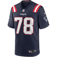 New England Patriots Bruce Armstrong Navy jersey – view 3