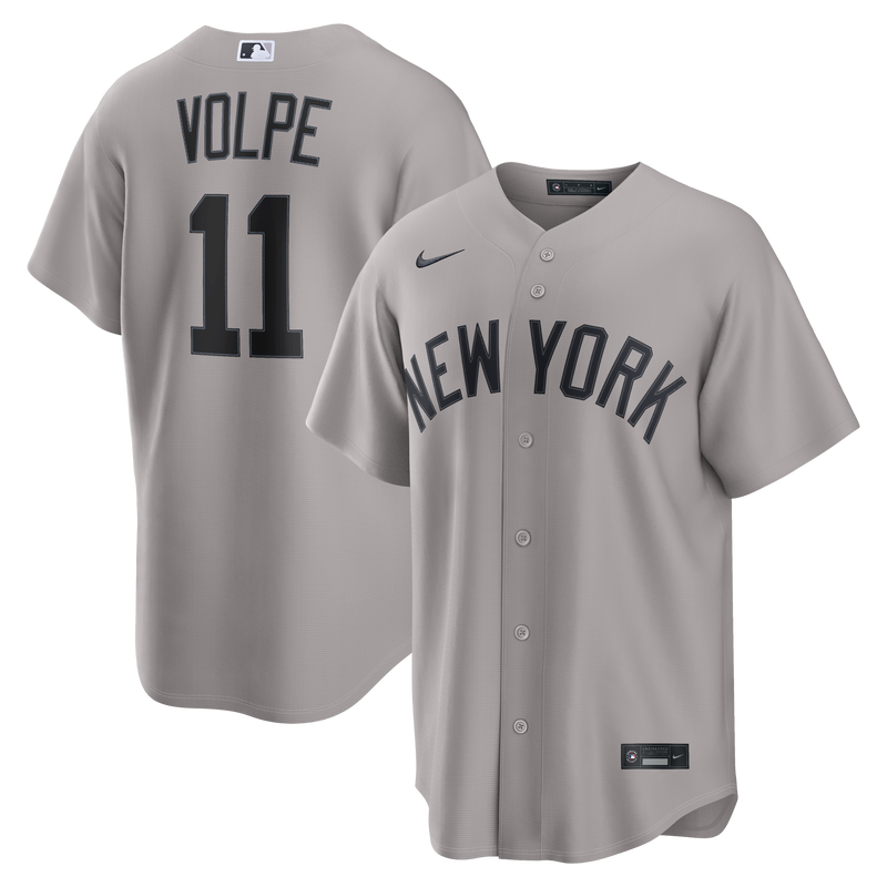 New York Yankees Anthony Volpe Gray jersey – view 1