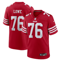 San Francisco 49ers Vederian Lowe Scarlet jersey – view 1