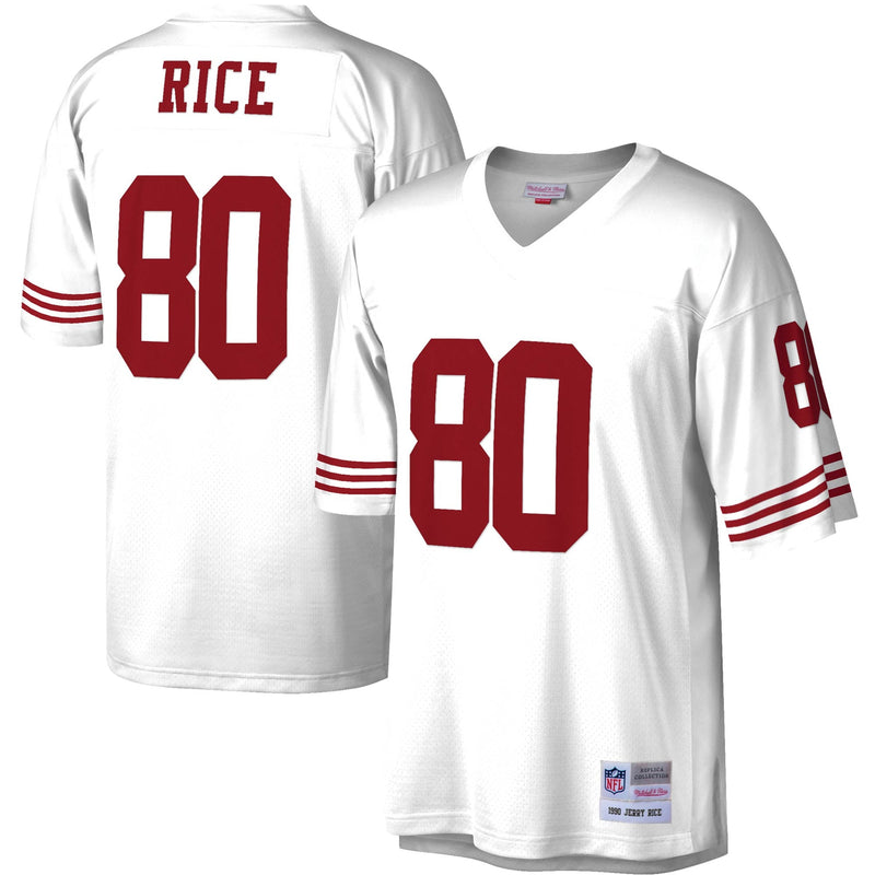 San Francisco 49ers Jerry Rice White jersey – view 1