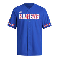 Kansas Jayhawks adidas Royal jersey – view 3