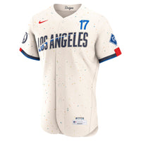 Los Angeles Dodgers Shohei Ohtani Cream jersey – view 3