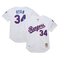 Texas Rangers Nolan Ryan White jersey – view 1
