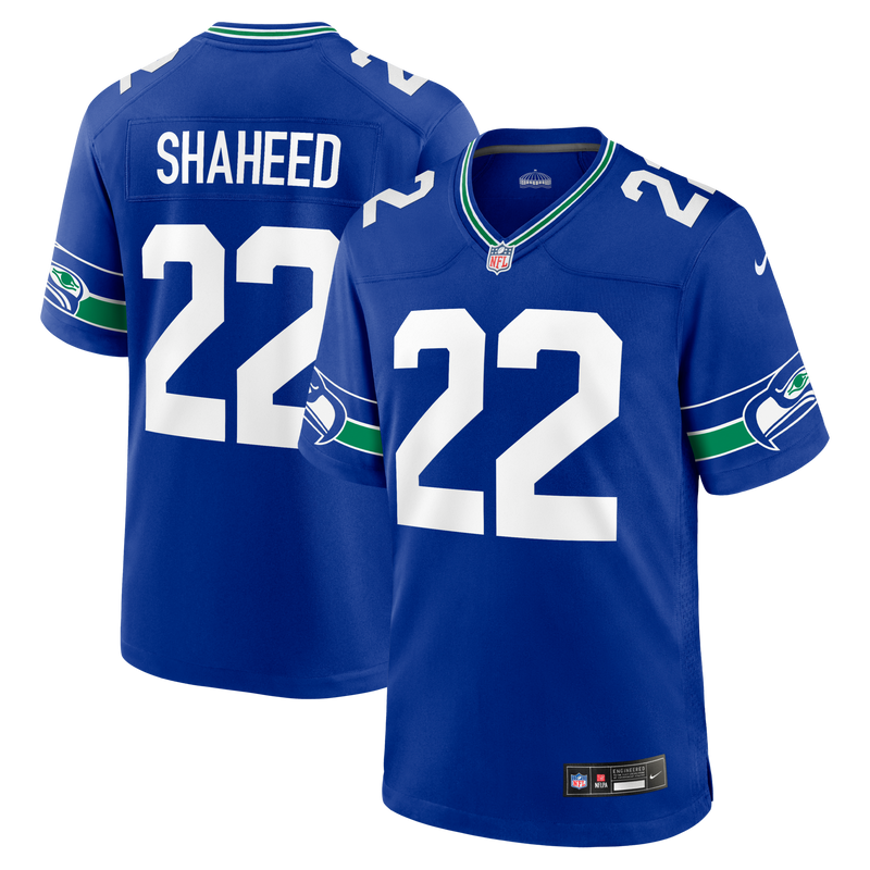 Seattle Seahawks Rashid Shaheed Royal jersey – view 1