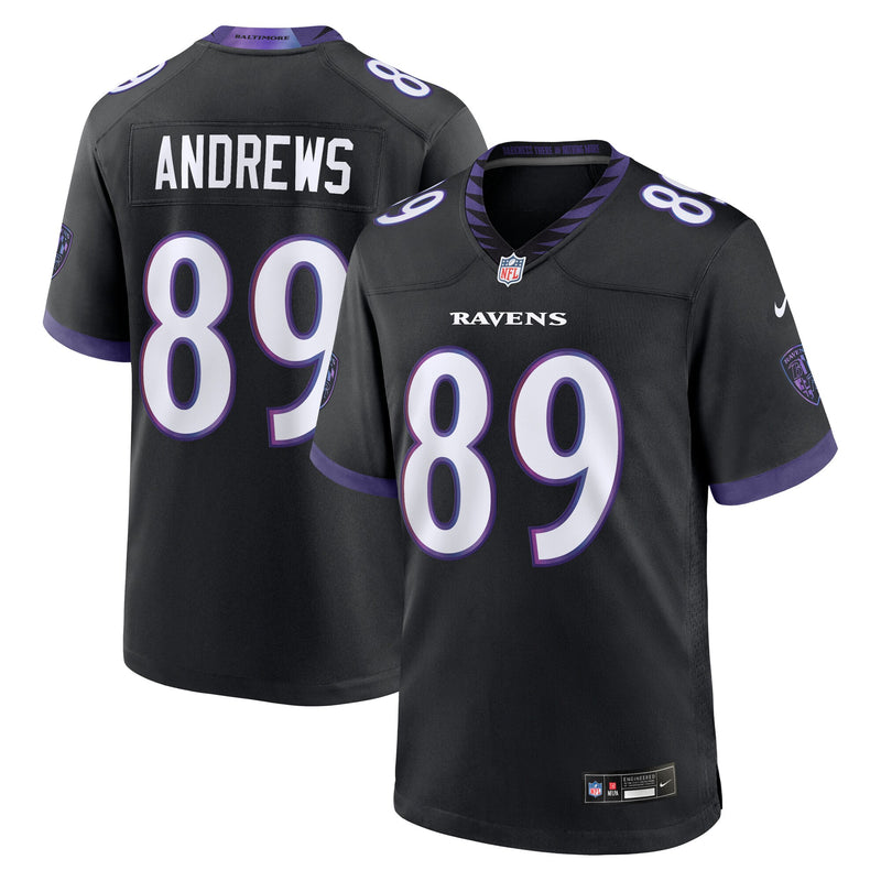 Baltimore Ravens Mark Andrews Black jersey – view 1