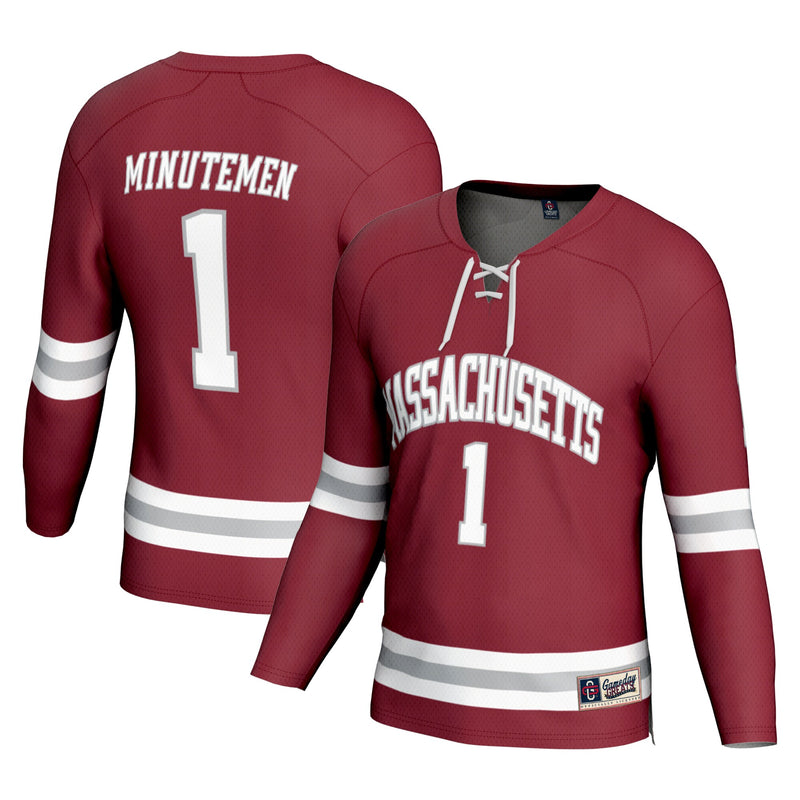 UMass Minutemen Maroon jersey – view 1
