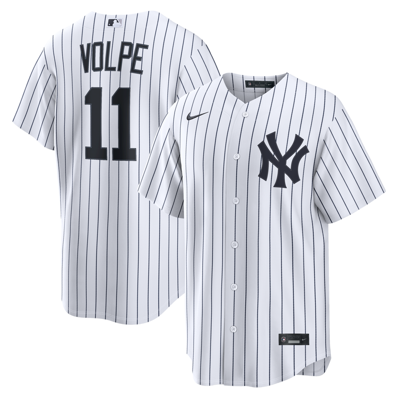 New York Yankees Anthony Volpe White jersey – view 1