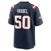 New England Patriots Mike Vrabel Navy jersey – view 4