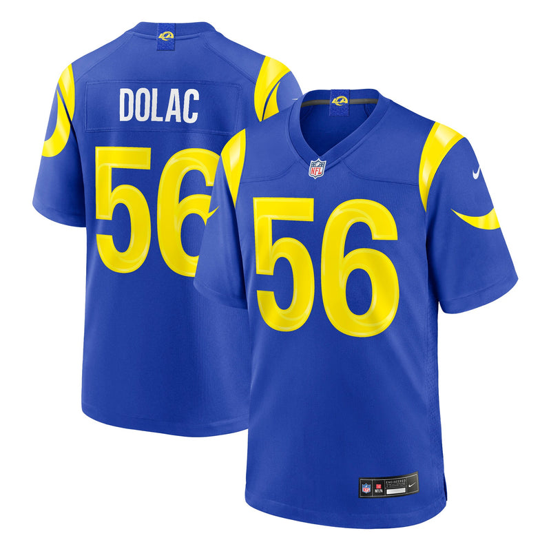Los Angeles Rams Shaun Dolac Royal jersey – view 1