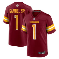 Washington Commanders Deebo Samuel Sr Burgundy jersey – view 2