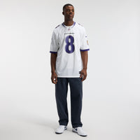 Baltimore Ravens Lamar Jackson White jersey – view 5