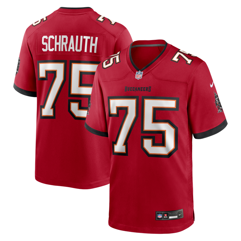 Tampa Bay Buccaneers Billy Schrauth Red jersey – view 1