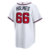 Atlanta Braves Grant Holmes White jersey – view 3