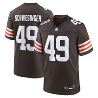 Cleveland Browns Carson Schwesinger jersey – view 1