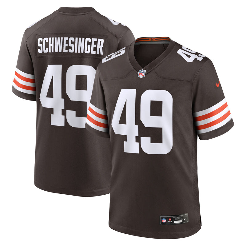 Cleveland Browns Carson Schwesinger jersey – view 1