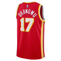 Atlanta Hawks Onyeka Okongwu - Red jersey – view 3